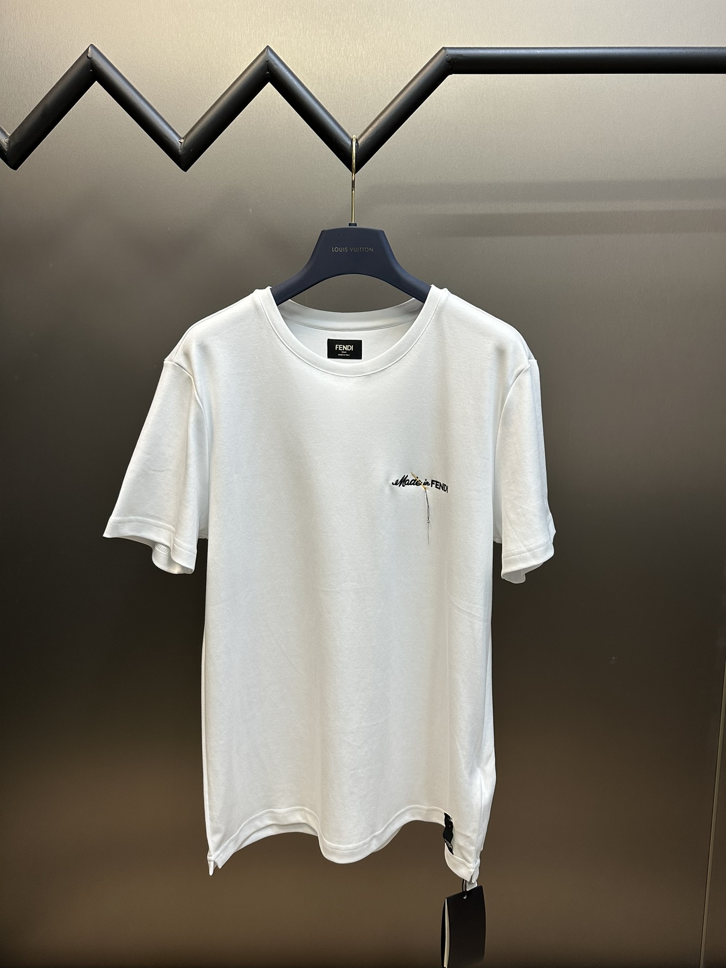 Fendi Clothing T-Shirt Sewing Short Sleeve