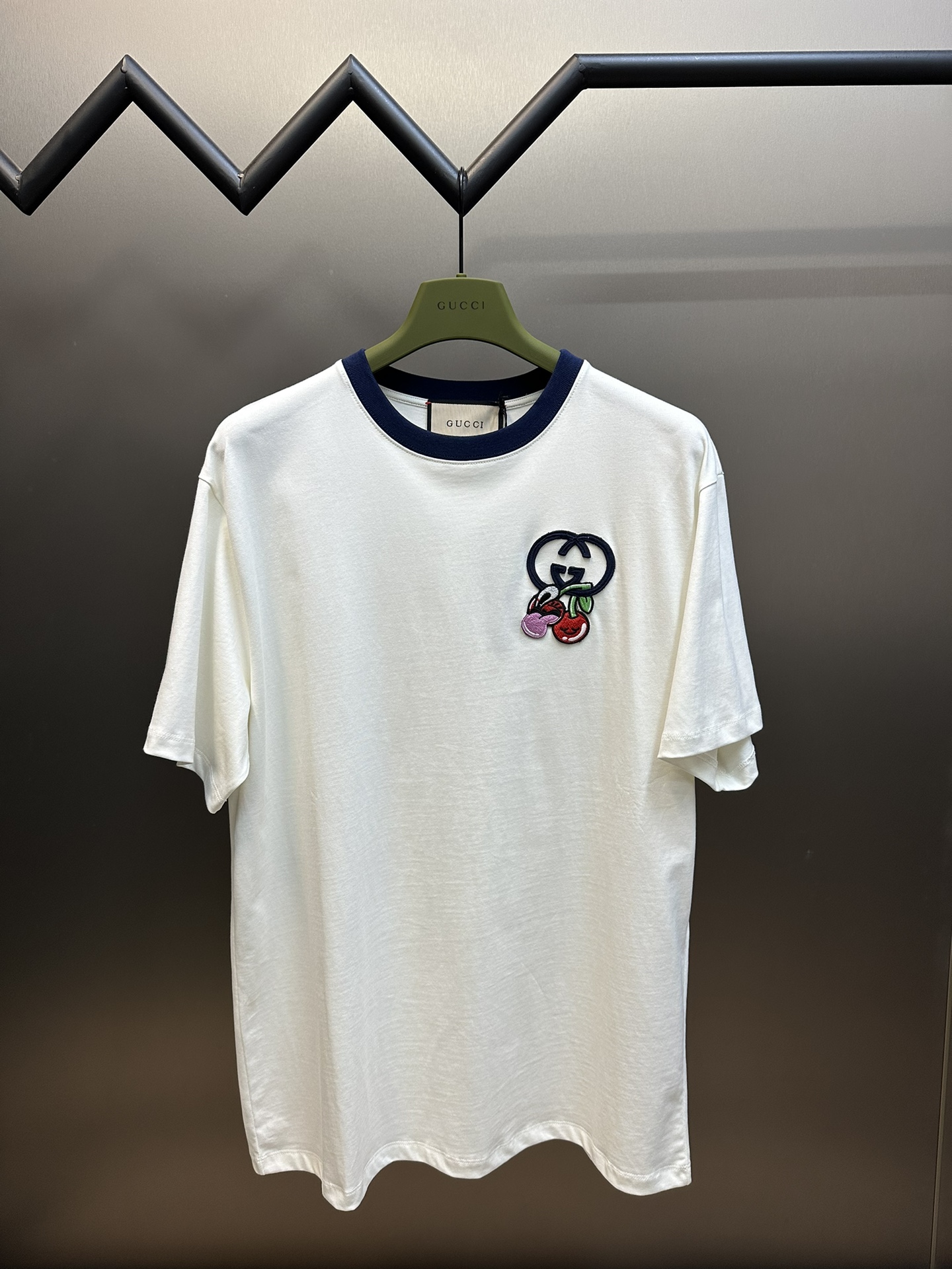 Gucci Clothing T-Shirt Embroidery Unisex Cotton Short Sleeve