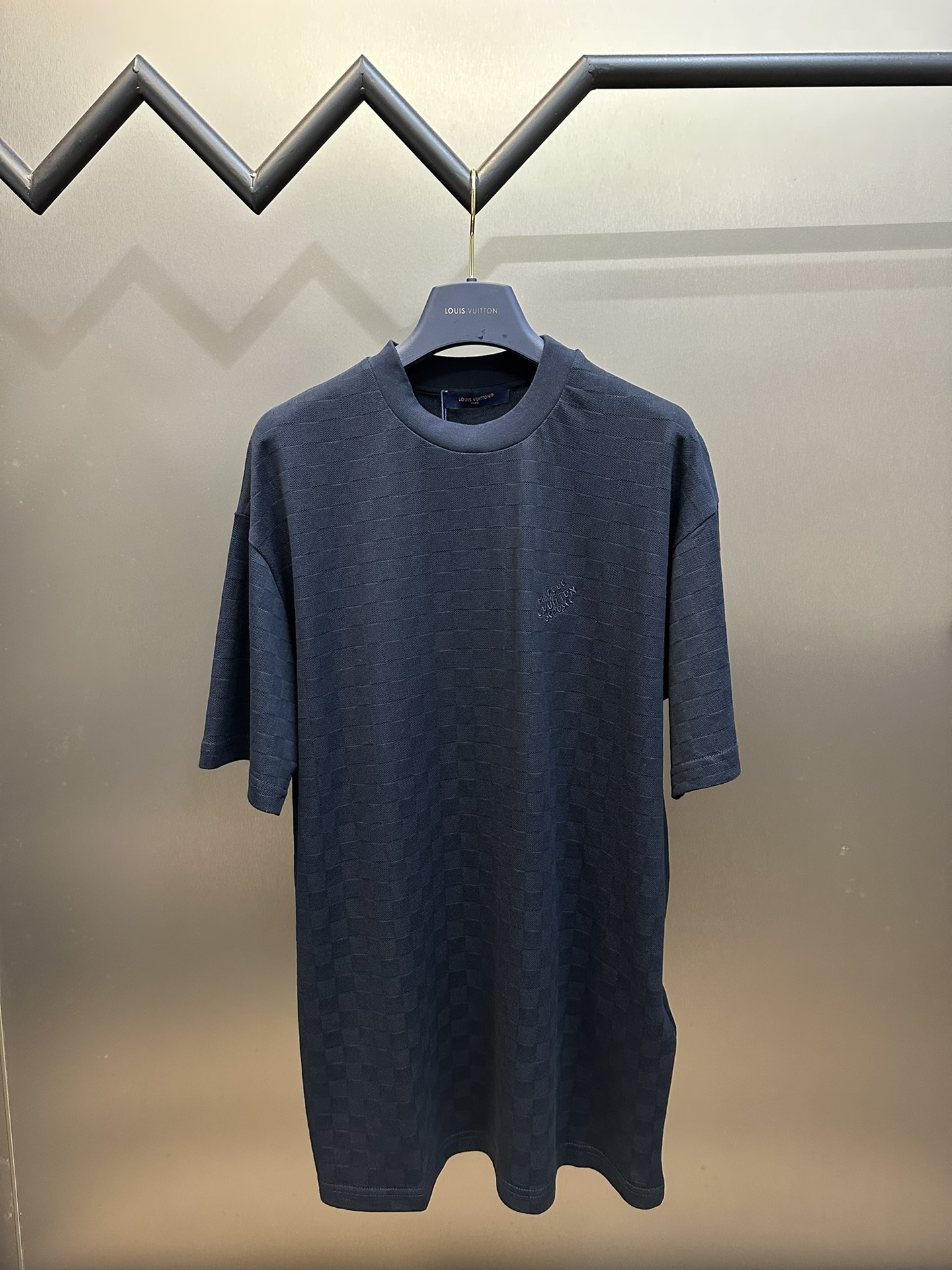 Louis Vuitton Ropa Camiseta Bordado Lino Manga corta