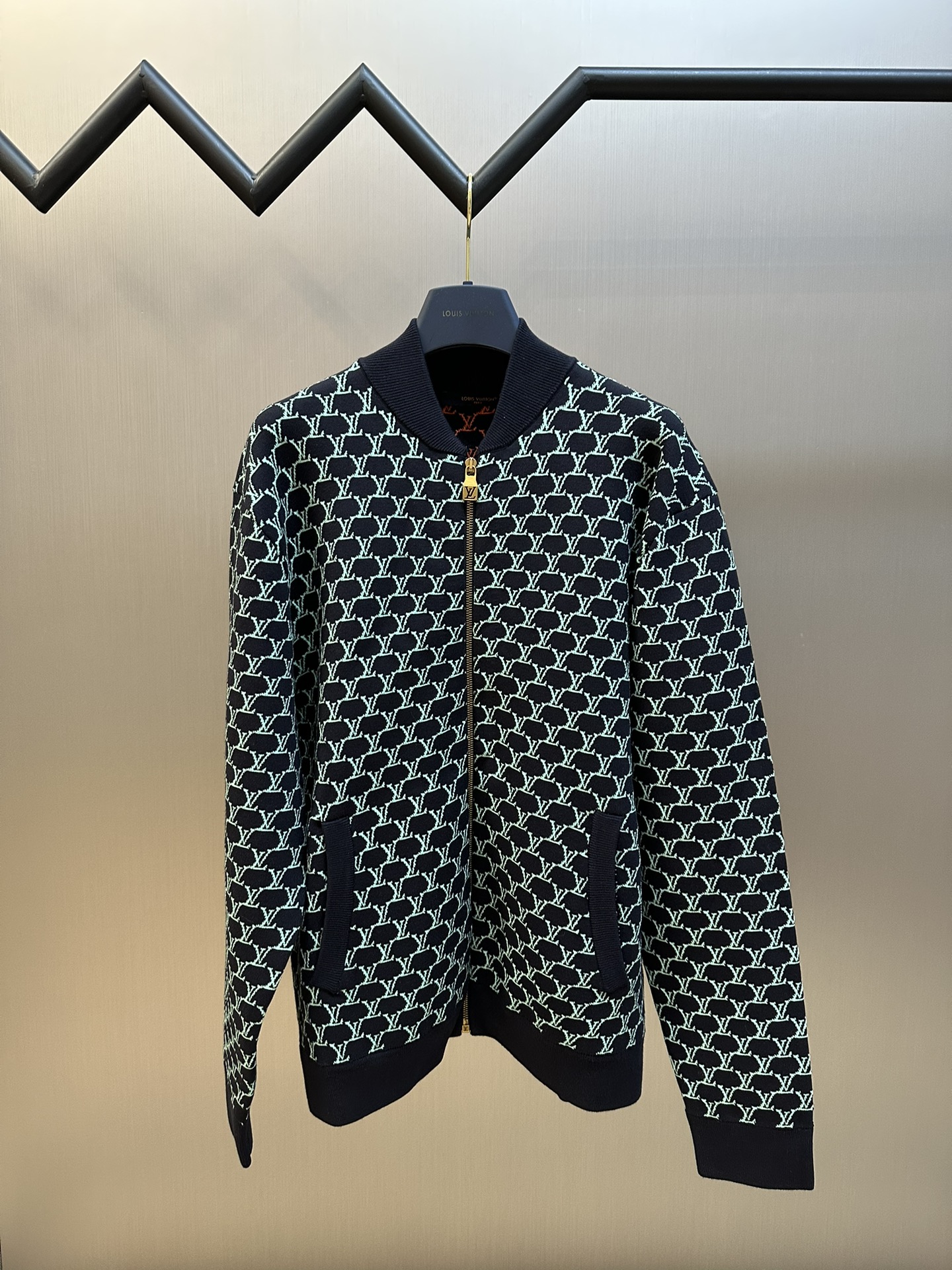 Louis Vuitton Best
 Clothing Coats & Jackets Blue Dark Openwork Cotton Knitting