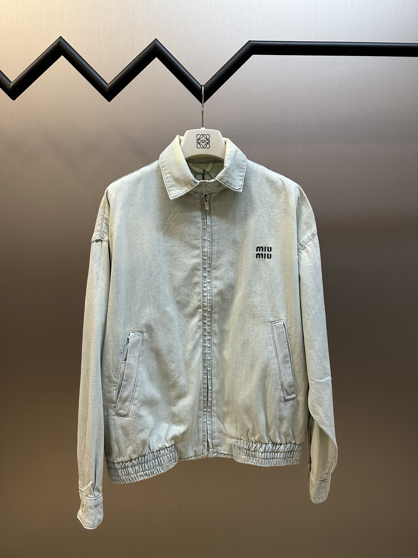 miumiu chaqueta vaquera lavada a la antigua talla: s m l xl