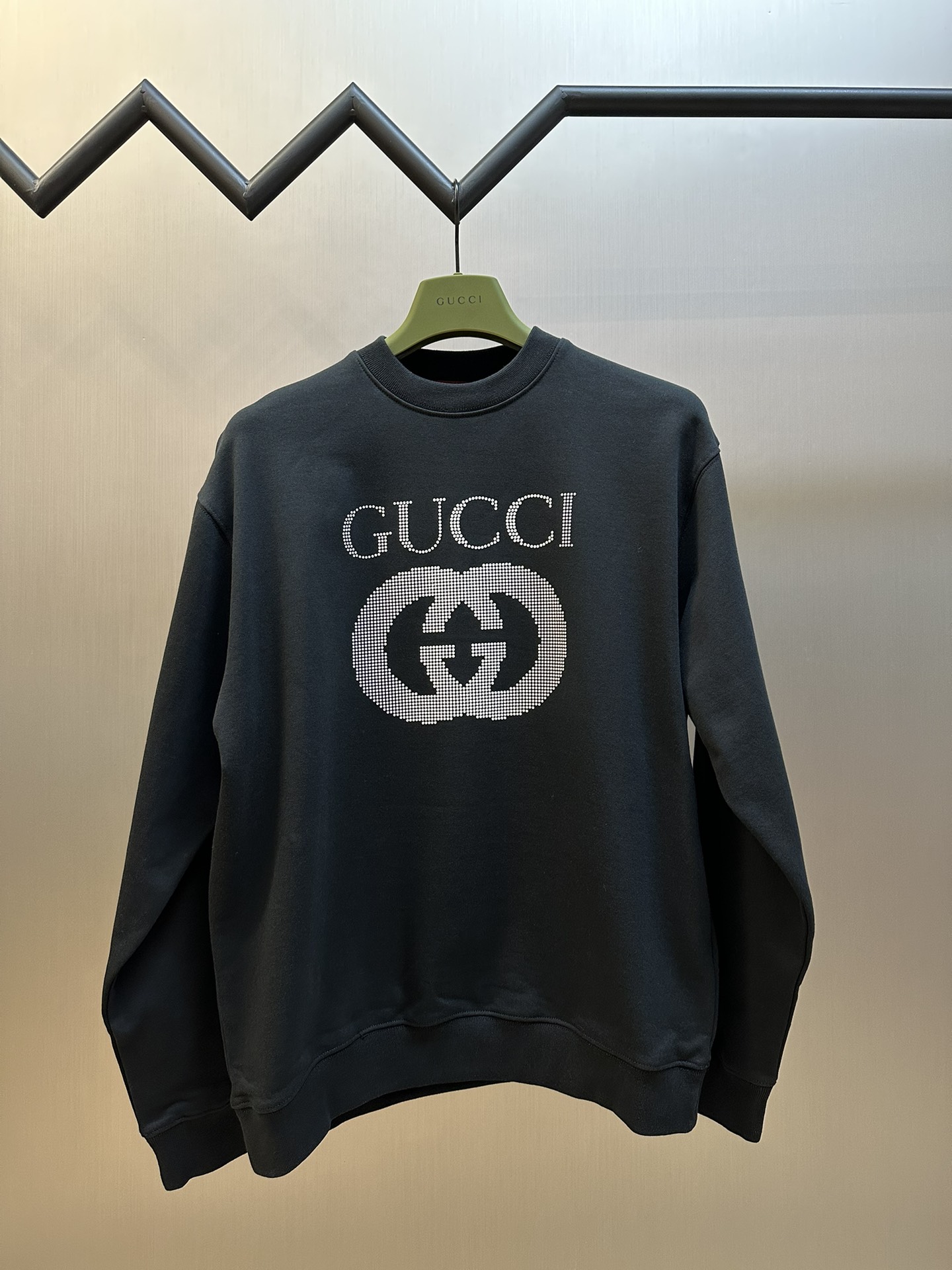 Gucci Clothing Sweatshirts White Printing Cotton Fabric Knitted Knitting