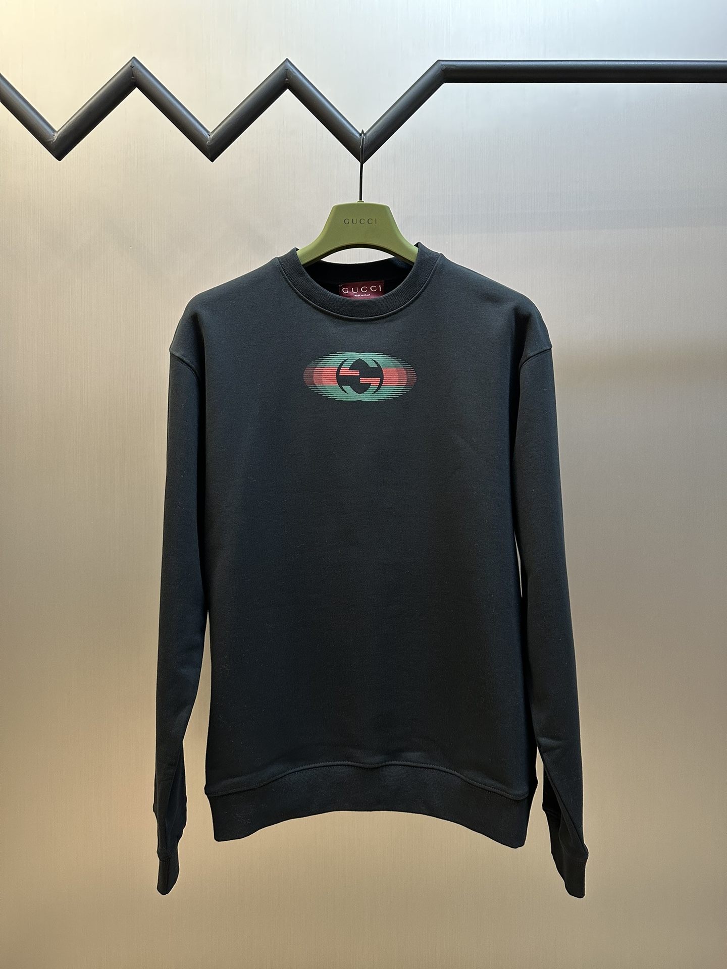 Gucci Clothing Sweatshirts Printing Cotton Fabric Knitted Knitting