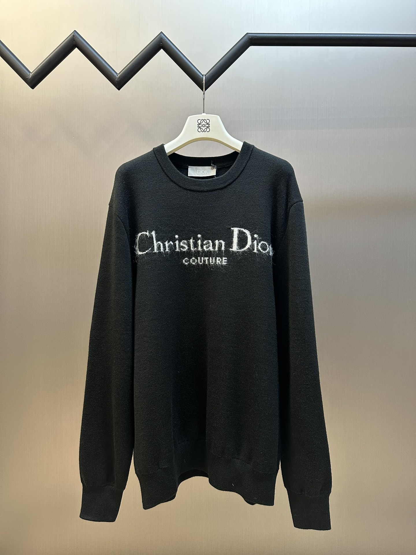 Dior nuevo suéter de punto con letras de mohair de otoño e invierno talla: xs s m l
