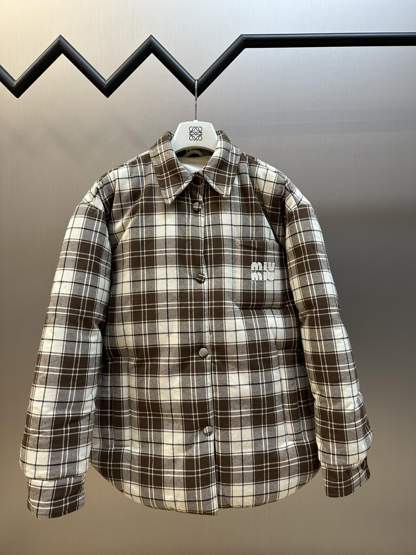 Chaqueta de cuadros miumiu talla: s, m, l