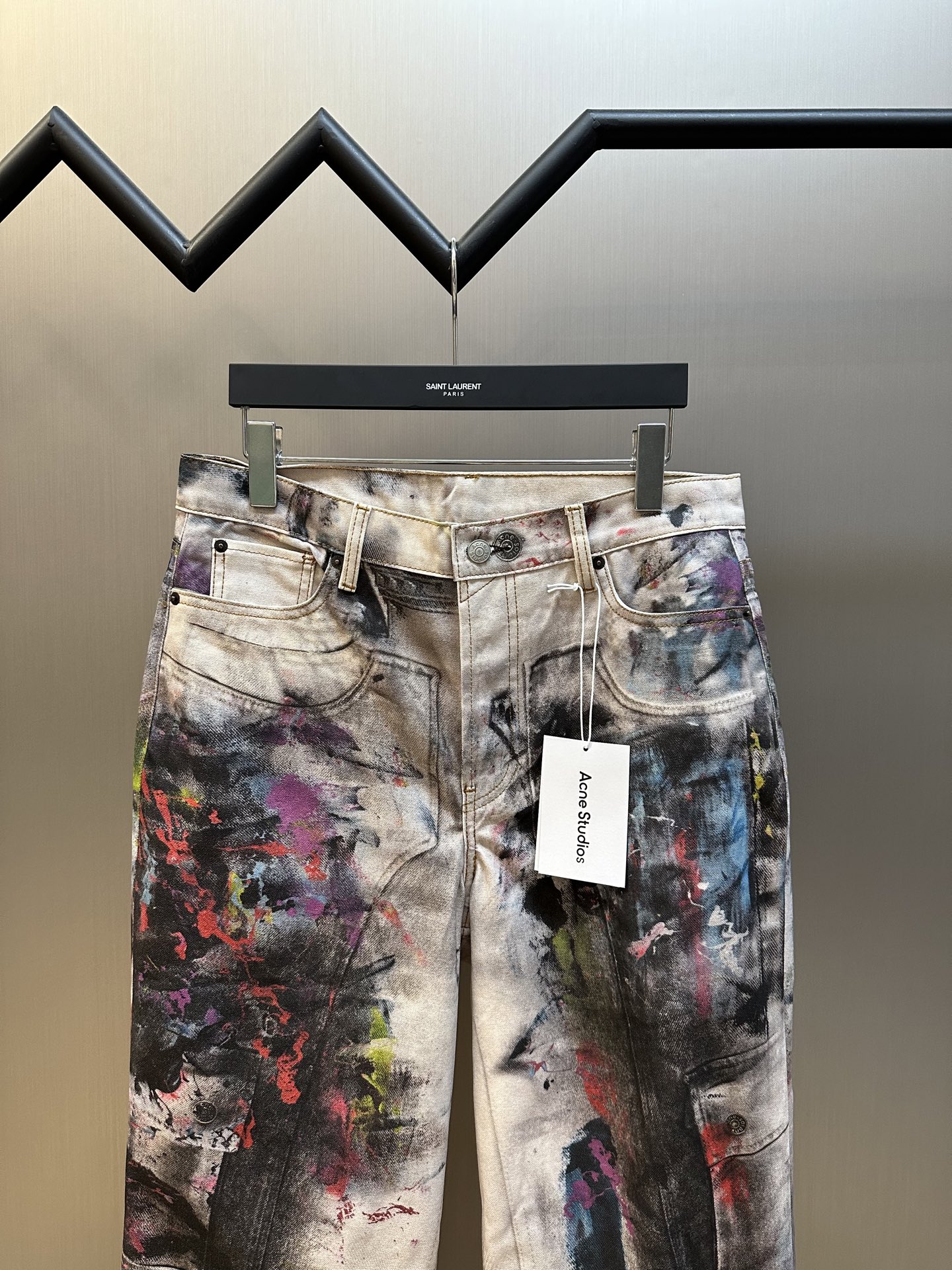 Unique 3D Printed Acne Jeans in Various Sizes - 图片 2