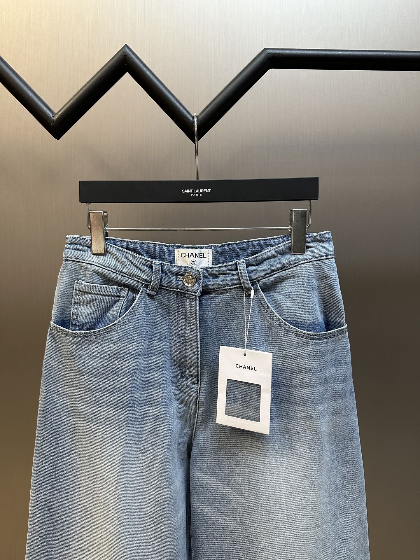 p748 chanel, short pockets of broad-legged jeans. # i’m not sure # - 图片 2