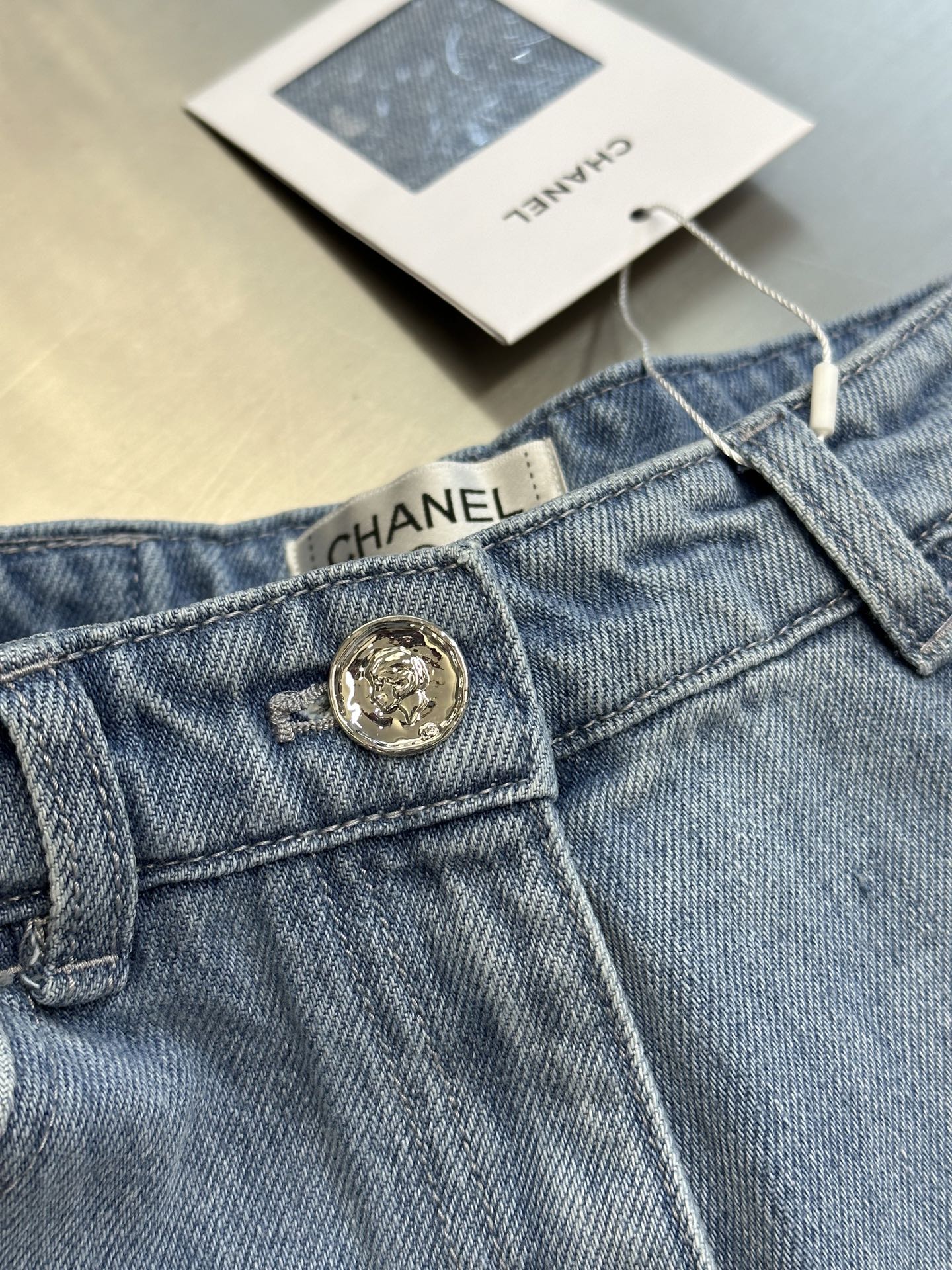 p748 chanel, short pockets of broad-legged jeans. # i’m not sure # - 图片 6