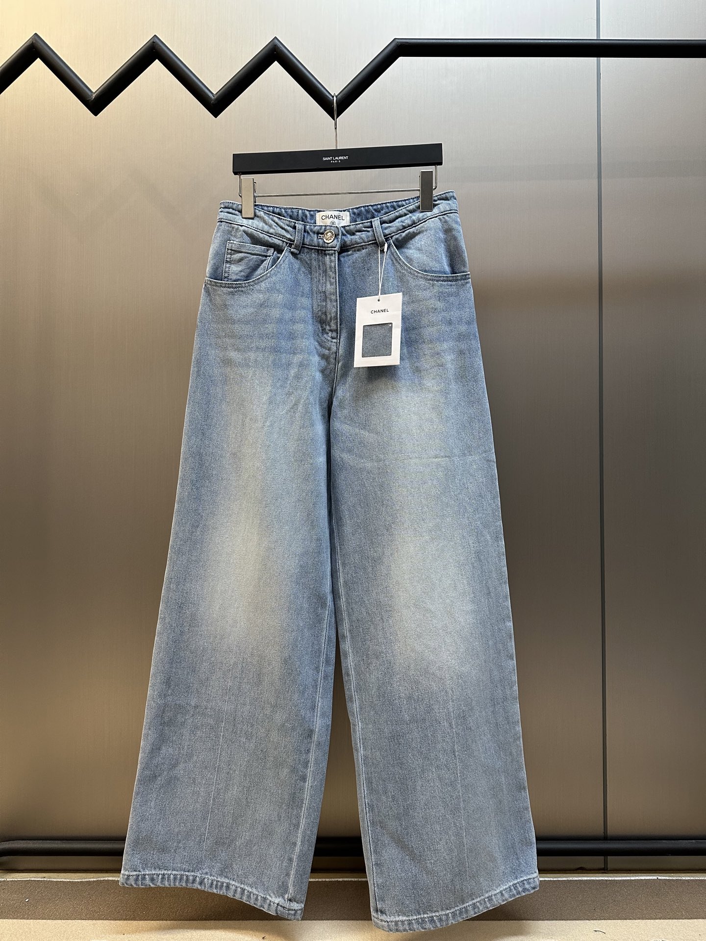 p748 chanel, short pockets of broad-legged jeans. # i’m not sure # - 图片 1