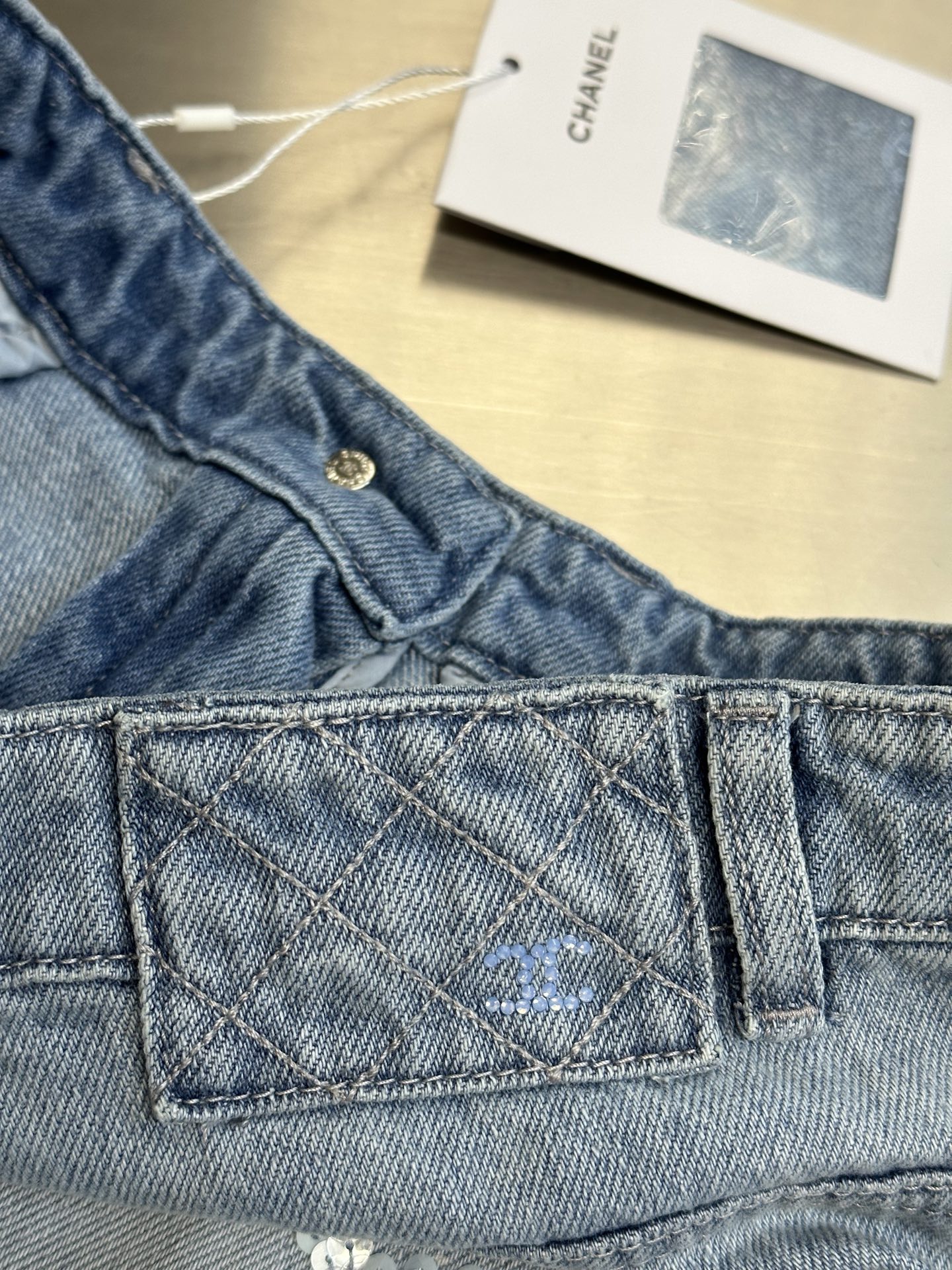 p748 chanel, short pockets of broad-legged jeans. # i’m not sure # - 图片 8