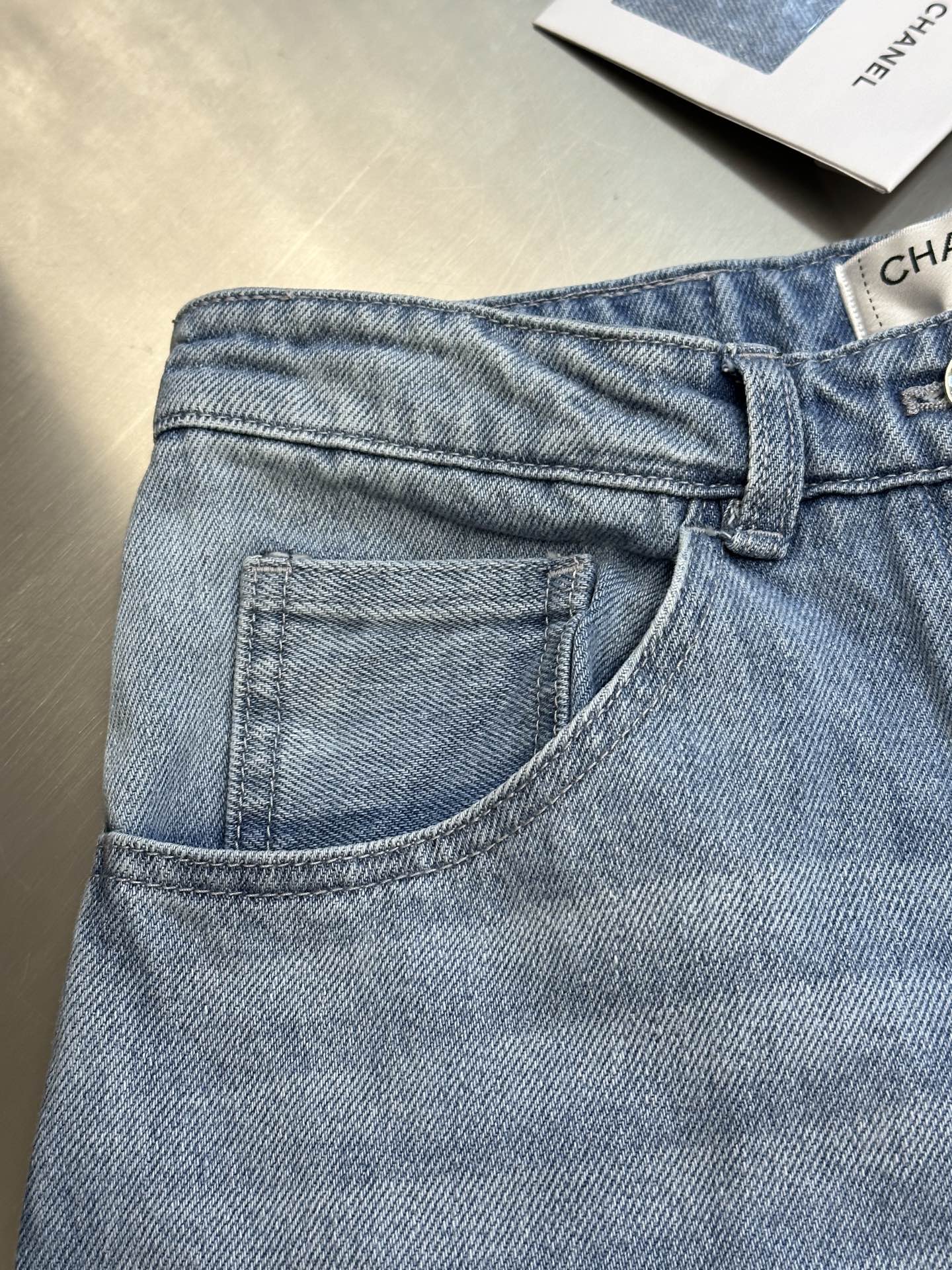 p748 chanel, short pockets of broad-legged jeans. # i’m not sure # - 图片 7
