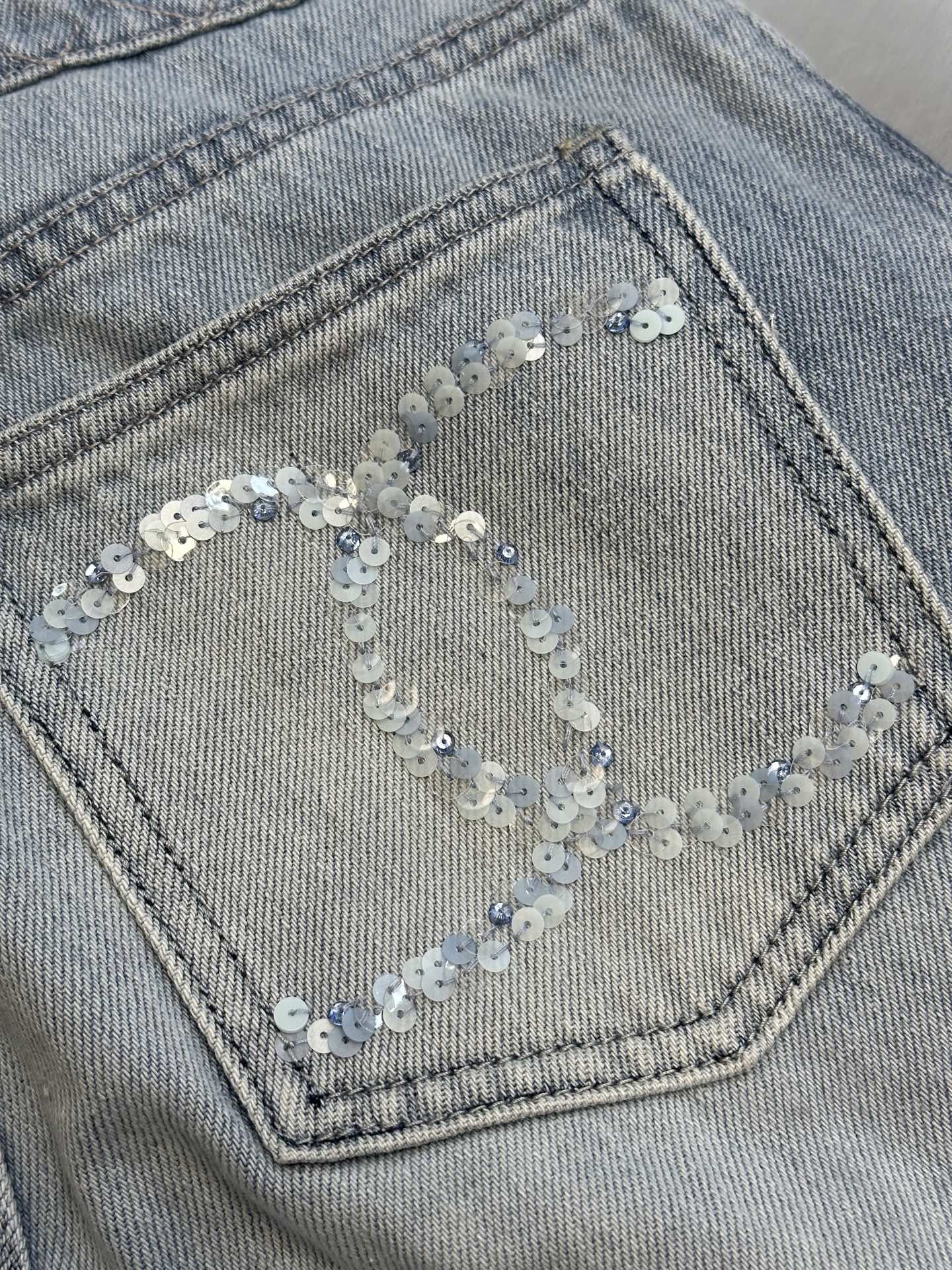 p748 chanel, short pockets of broad-legged jeans. # i’m not sure # - 图片 9
