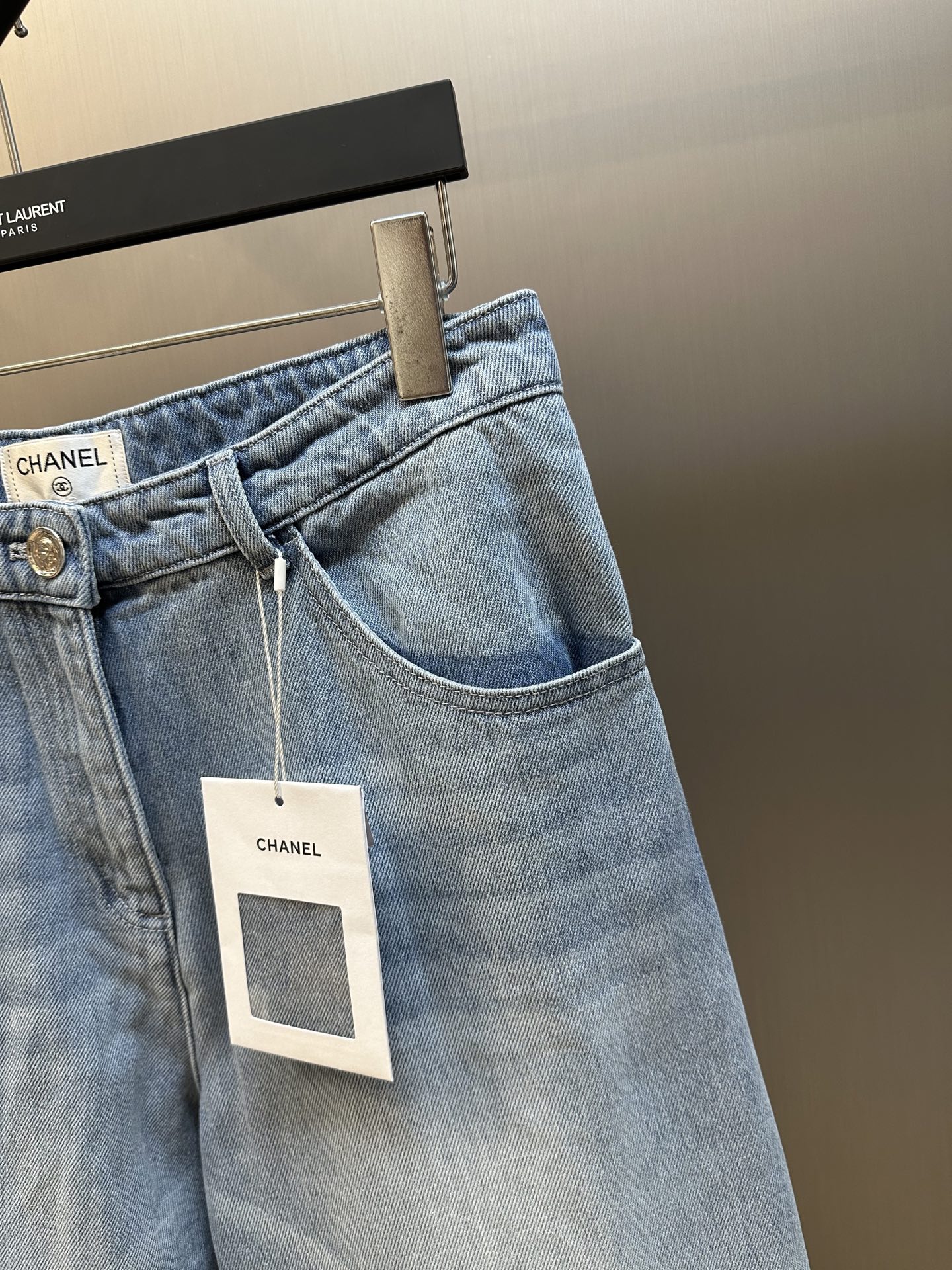 p748 chanel, short pockets of broad-legged jeans. # i’m not sure # - 图片 3