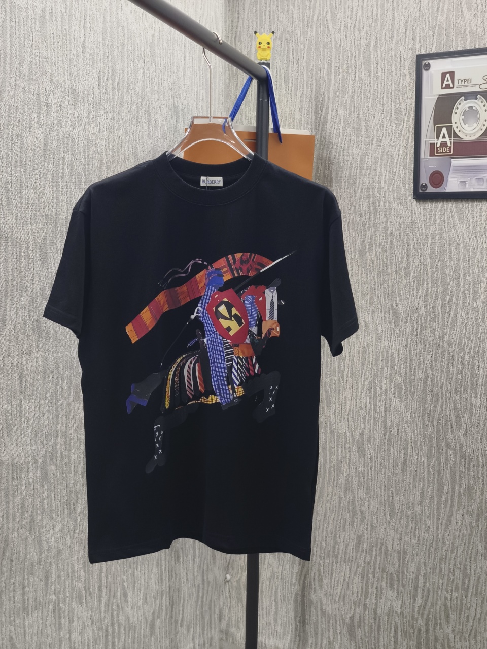 P80🌈🌈Versión alta BURBERRY/BBR Burberry primavera y verano nuevo estampado de caballo de guerra de manga corta - [Tej…