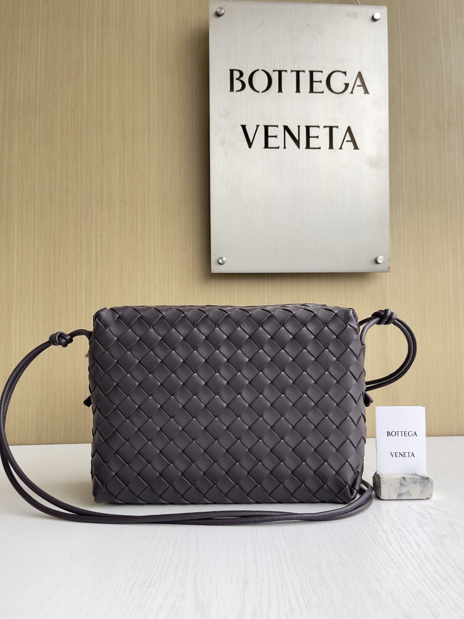 Bottega Veneta Borse per Fotocamera Tessitura Unisex Pelle d’agnello di pecora