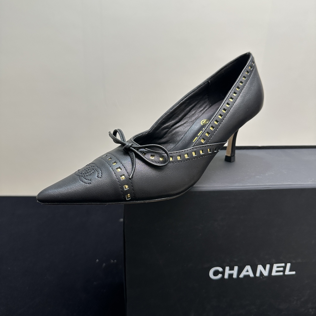 NO:243564,CHANEL Chanel small fragrant style pointed high heel shoes | The eternal god of the fashion circle Jimei, I have been dug up again!  Chanel's pointed high heels are simply the 