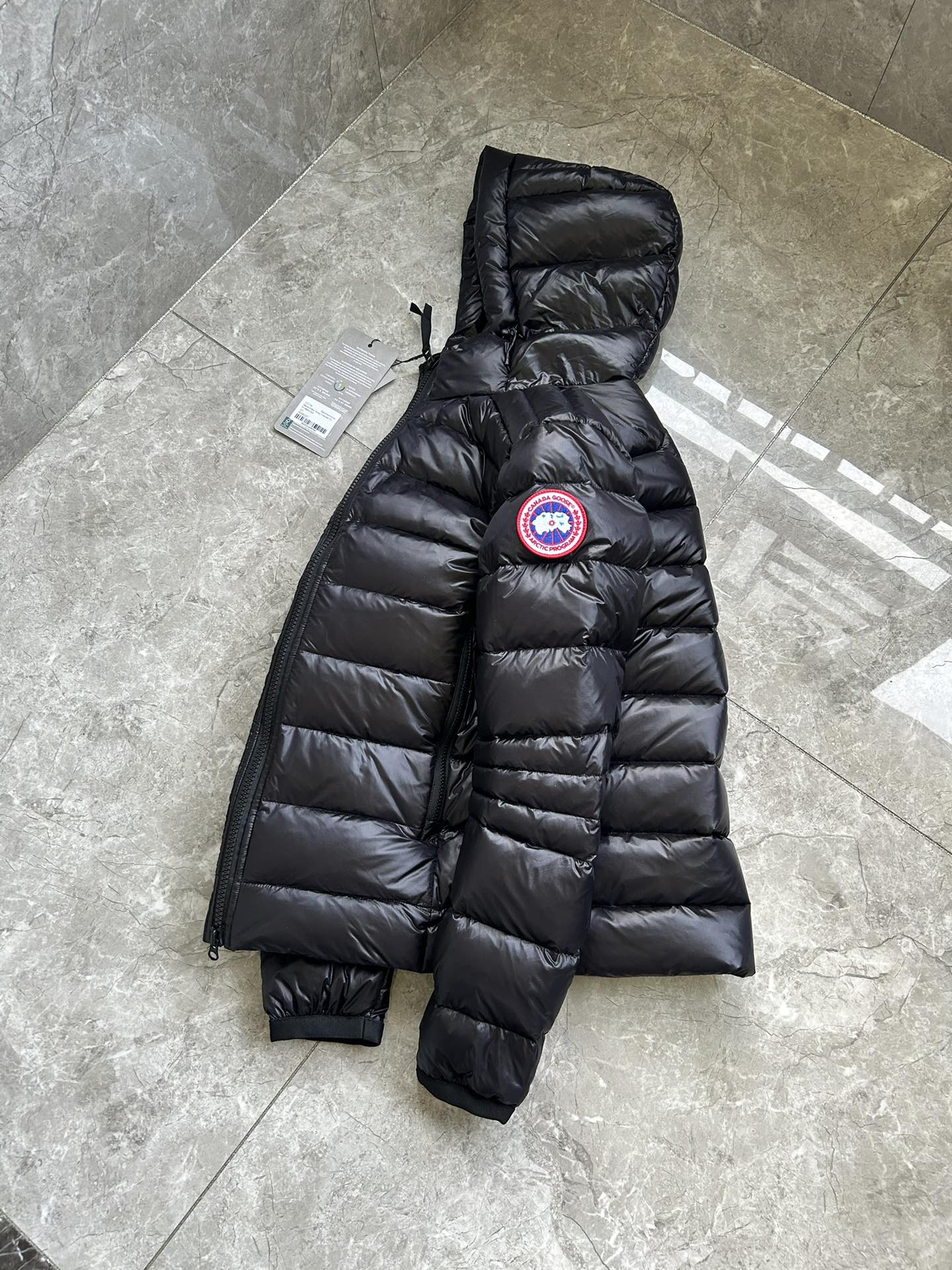 Crofton Lightweight Black Jacket with Red Logo - Unisex Style 6 i1754620776 21 6