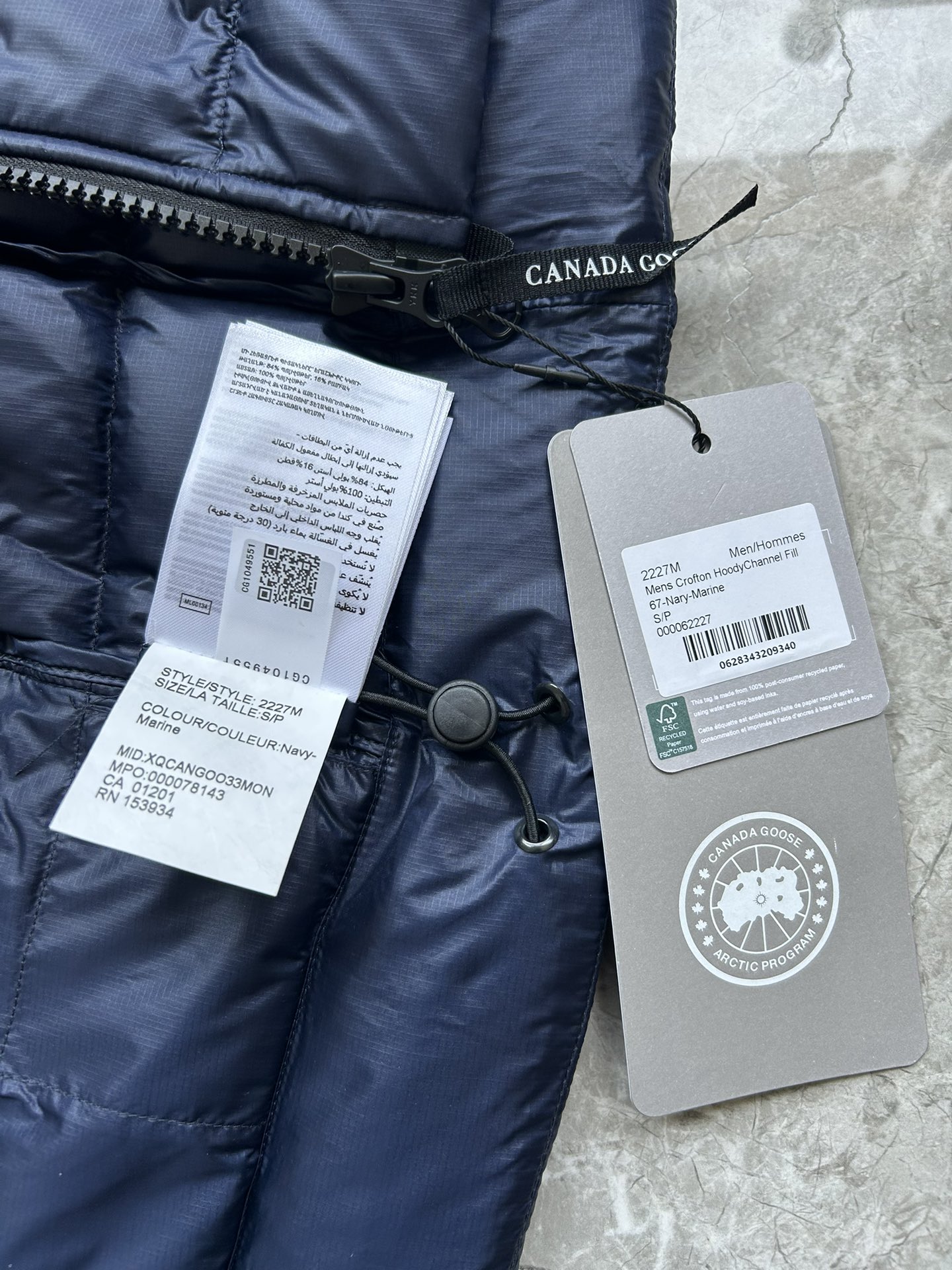Crofton Unisex Lightweight Jacket - Dark Blue with Red Logo 10 i1754622252 9802 4