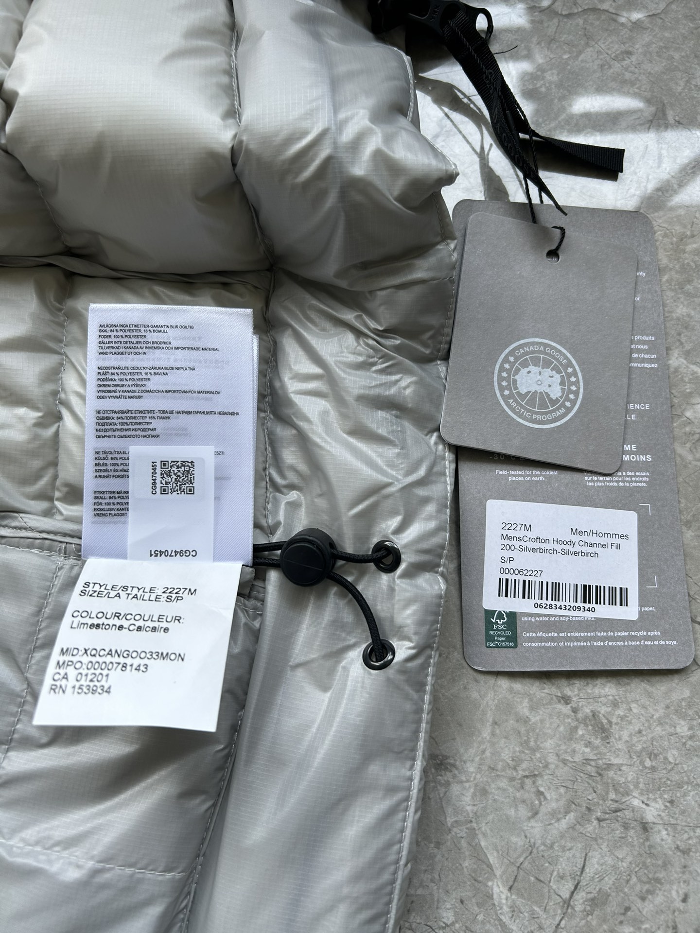 Crofton Lightweight Jacket - Gray with Black Label - Unisex Style 10 i1754624046 6509 7