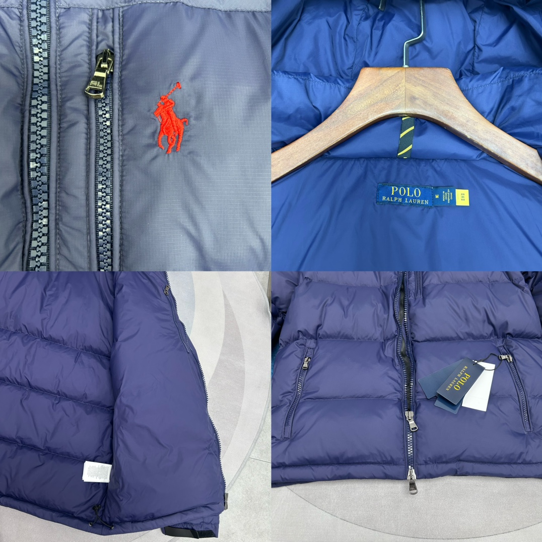 Polo Ralph Lauren Embroidered Down Jacket - Sleek & Warm, Blue 9 i1758534444 358 6
