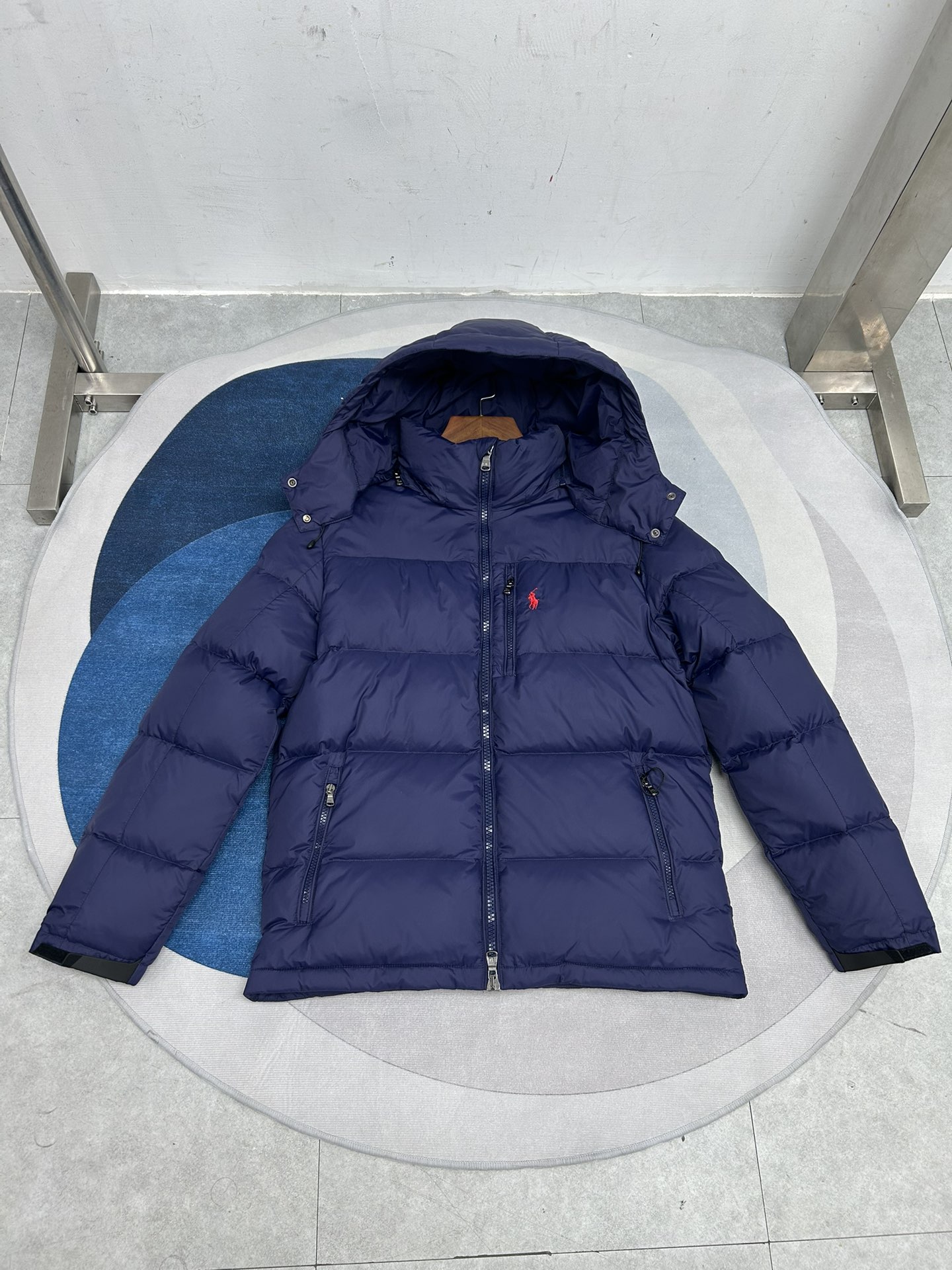 Polo Ralph Lauren Embroidered Down Jacket - Sleek & Warm, Blue 5 i1758534444 6084 2