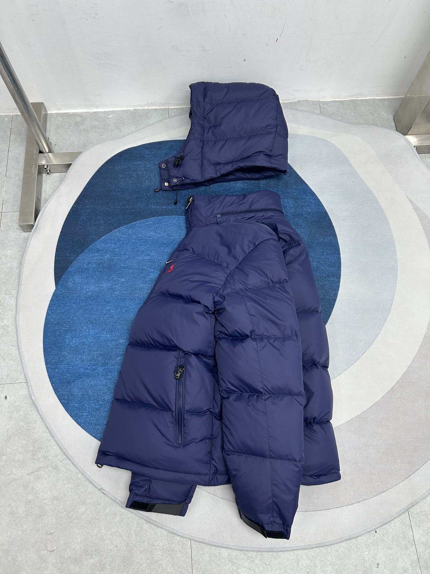 Polo Ralph Lauren Embroidered Down Jacket - Sleek & Warm, Blue 7 i1758534444 750 4