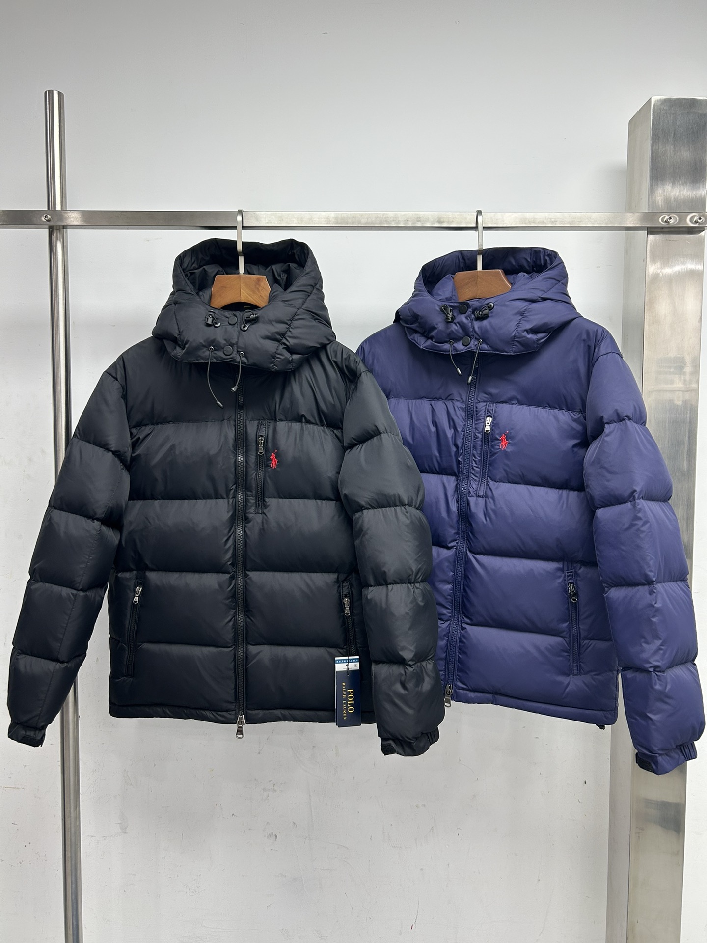 Polo Ralph Lauren Embroidered Down Jacket – Stylish & Warm, Various Sizes