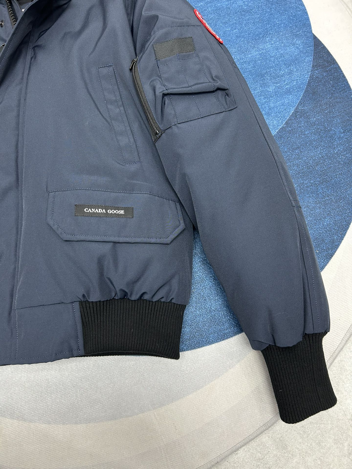 Chilliwack Bomber Down Jacket with Fur Hood - Unisex, Deep Blue 12 i1761890519 4804 2