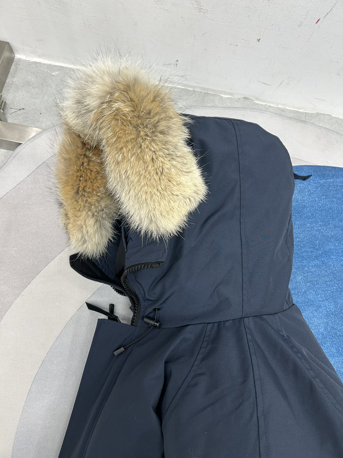 Chilliwack Bomber Down Jacket with Fur Hood - Unisex, Deep Blue 14 i1761890519 7905 7