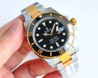 Rolex Submariner Watch Black Blue Gold Green Yellow Men Fashion 2836 Movement