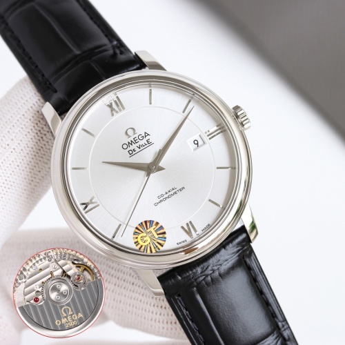Omega De Ville Elegant Men's Watch, 39.5mm, Leather Band 1 Omega De Ville Elegant Men's Watch, 39.5mm, Leather Band
