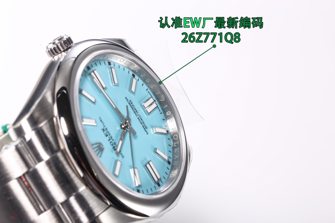 EW美版劳力士泡泡面ROLEX蚝式恒动系列124300定制版3230一体机三码合一附带NFC感应卡腕表️