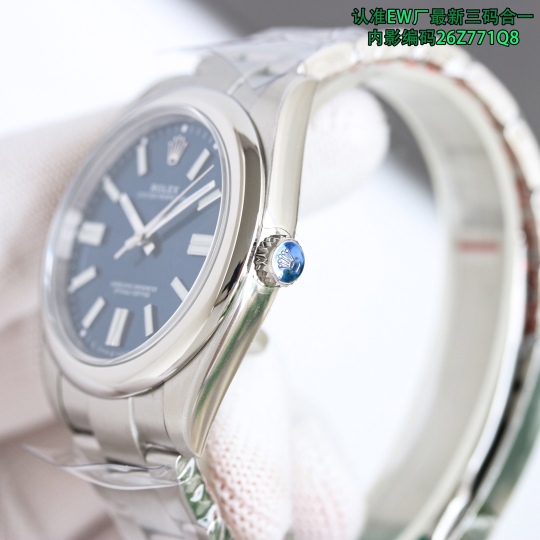 EW美版劳力士泡泡面ROLEX蚝式恒动系列124300定制版3230一体机三码合一附带NFC感应卡腕表️