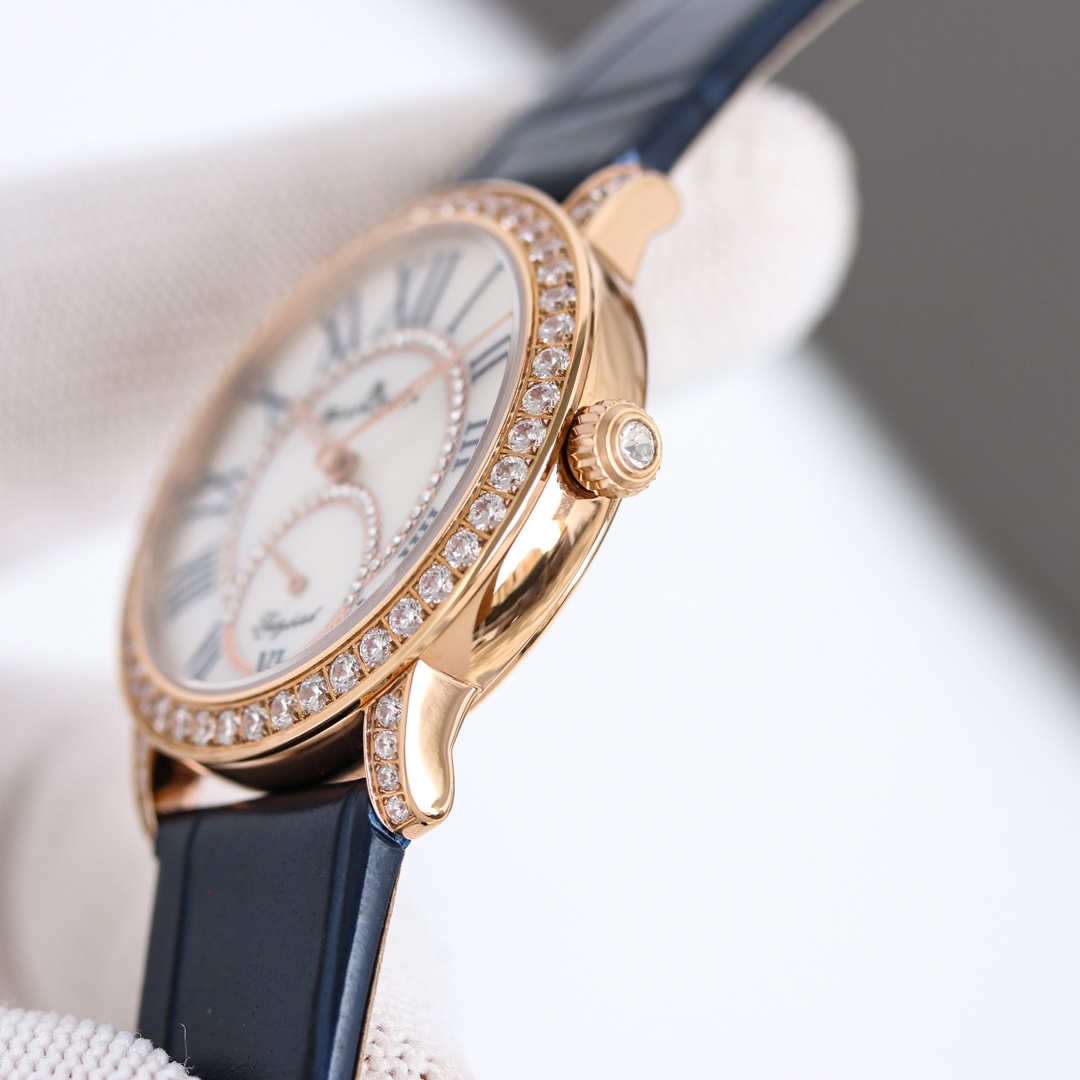 Luxury Diamond Watch Collection: White Cow, Gold Crocodile, and Superbop Design - 图片 7