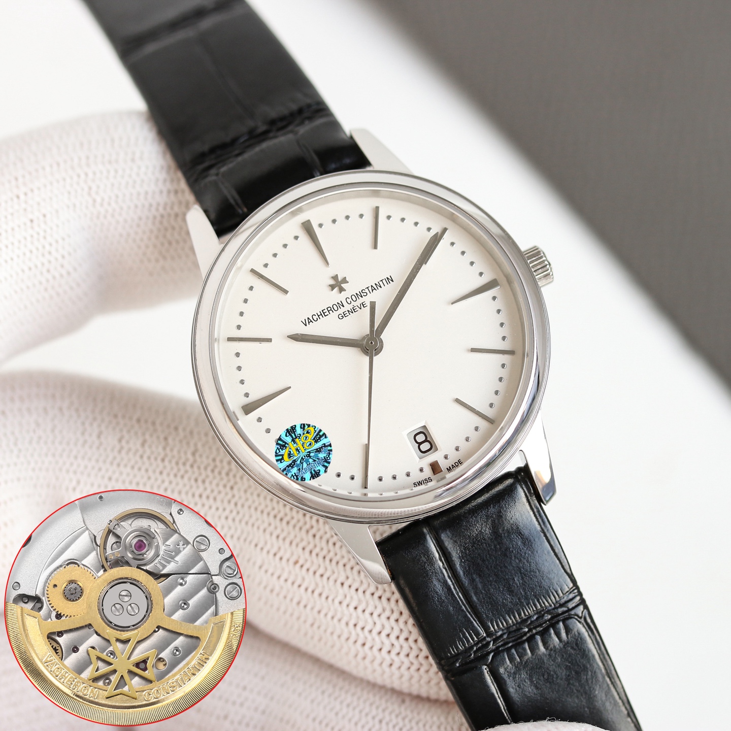 NO:924230,Flat price Valentine's Day 520 first choice  The must-have TW Vacheron Constantin women's watch heritage series V5 upgraded version for the goddess of temperament [Case] size 33.5mm  Sets must undergo TW's strict quality control in order to restore the unique texture of the genuine product [Literally] Unique nail design, luxurious and majestic [Movement] 9015 ultra-thin movement, all parts are decorated by TW watchmakers, and the precision density reaches the observatory level!  [Mirror] The two sapphire glass mirrors on the front and back are treated with anti-vertigo coating. [Strap] Double-layer Italian calfskin, with Maltese cross pin buckle. Upgraded version, pay attention to the movement and details!  ,,vacheron,cowhide19860909统一价 情人节520首选 气质女神必备TW江诗丹顿女表传承系列V5升级版【表壳】尺寸33.5mmX9mm（吻合原装）完美圆形的表壳,搭配微孤式表耳设计,使之更加贴合佩戴者的手腕.每一个成品壳套,都需经过TW严格的质量把控,方能还原正品独特的质感【字面】独特条钉设计,奢华大气【机芯】9015超薄机芯,全部部件均由TW制表师精工装饰,精准密度达到天文台级别！【表镜】前后两片蓝宝石玻璃镜面,均有防眩晕镀膜处理.【表带】双层意大利小牛皮,搭配马耳他十字针扣.升级版本,认准机芯,细节！,,vacheron,cowhide,Watch