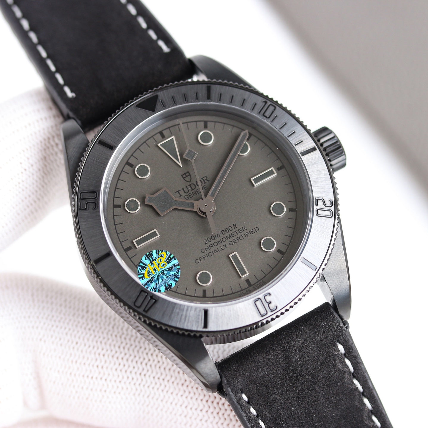 Tudor Black Bay Ceramic M79210CNU-0001 black ceramic case and bezel, black dial, black strap 41mm Men's Automatic