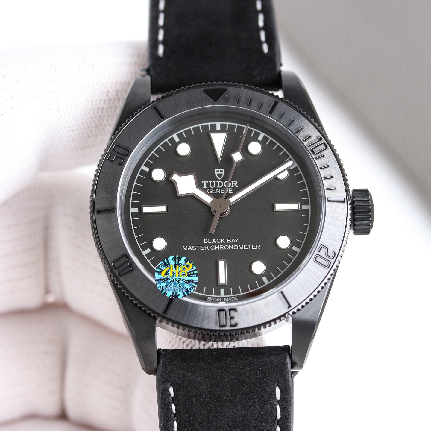 Tudor Black Bay Ceramic M79210CNU-0001 black ceramic case and bezel, black dial, black strap 41mm Men's Automatic