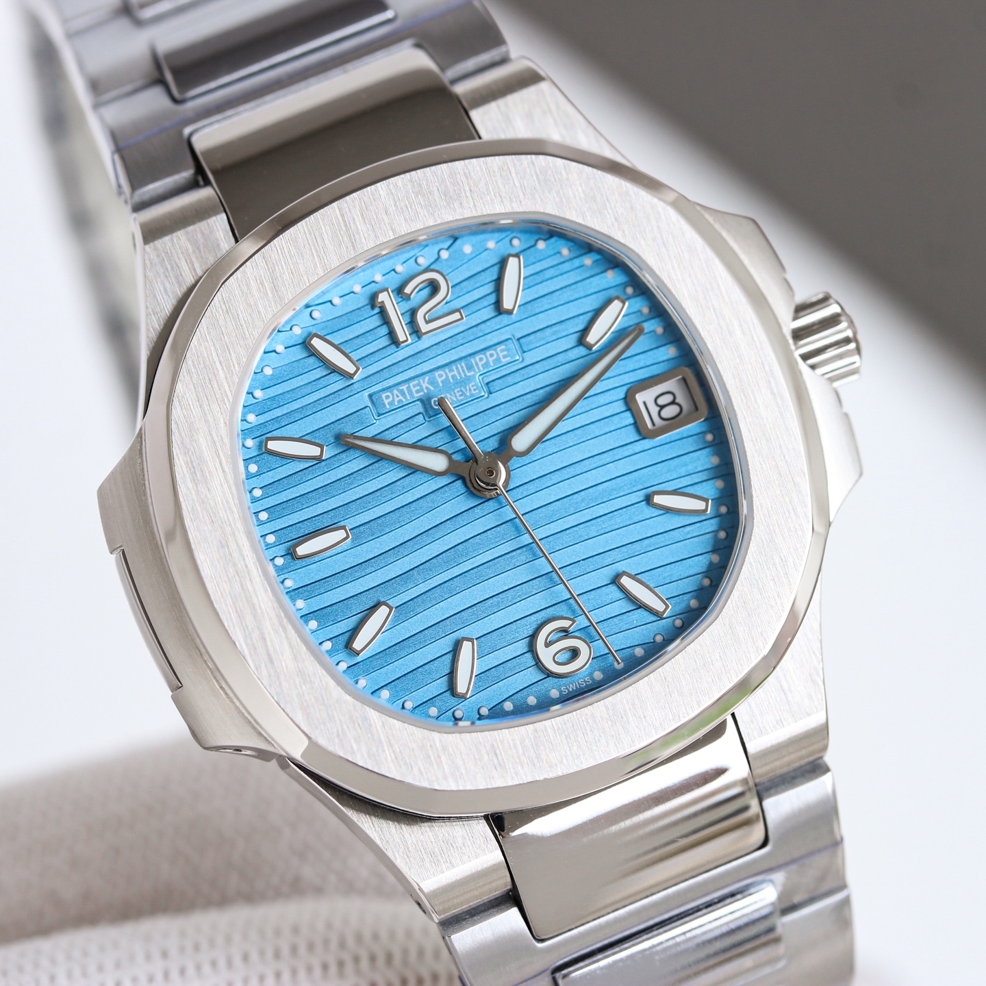 Patek Philippe 鹦鹉螺7010系列 石英腕表特惠,皮带,男,女,手表 3