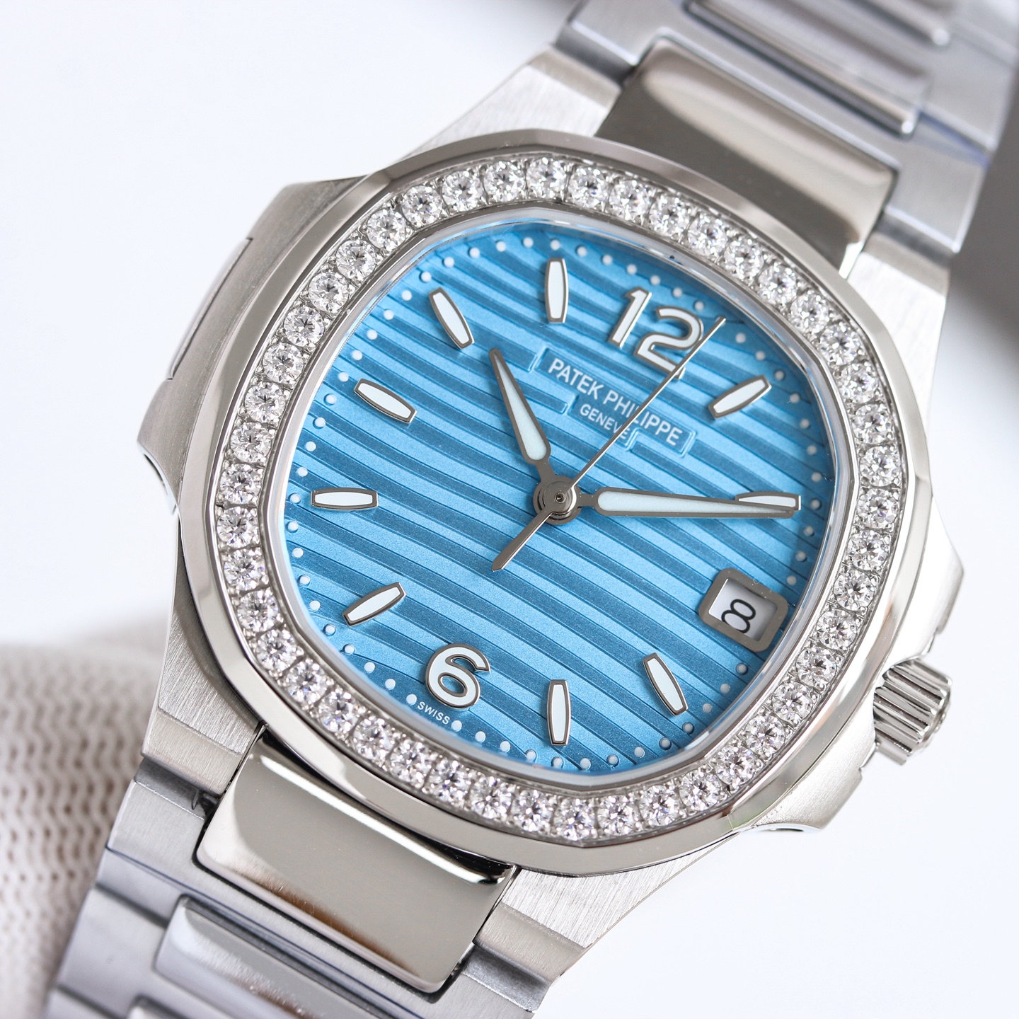 Patek Philippe 鹦鹉螺7010系列 石英腕表特惠,皮带,男,女,手表 6