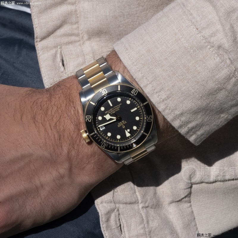 Tudor Black Bay S&G M79733N-0008 steel and yellow gold case, black bezel, black dial, steel and yellow gold bracelet 41mm Men's Automatic