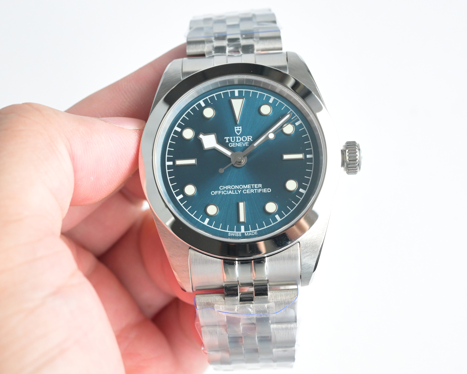 Tudor Black Bay 36 steel case and bracelet, black dial, silver bezel 36mm Unisex Automatic