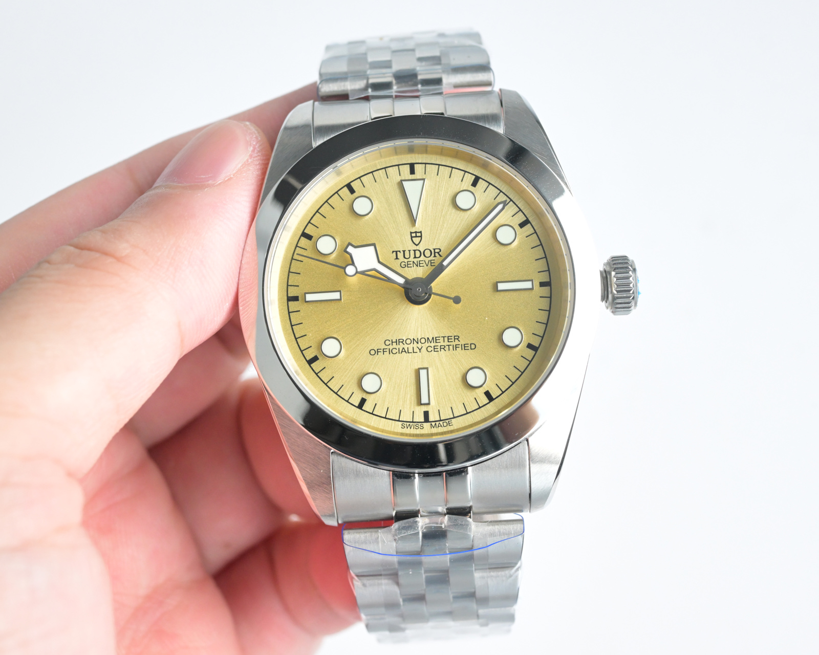 Tudor Black Bay 36 steel case and bracelet, black dial, silver bezel 36mm Unisex Automatic