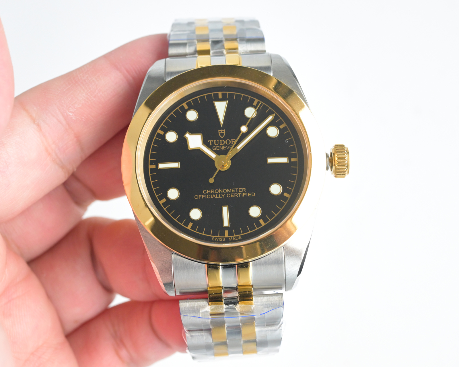 Tudor Royal 38 steel and yellow gold case, yellow gold bezel, silver dial, steel and yellow gold bracelet 38mm Unisex Automatic