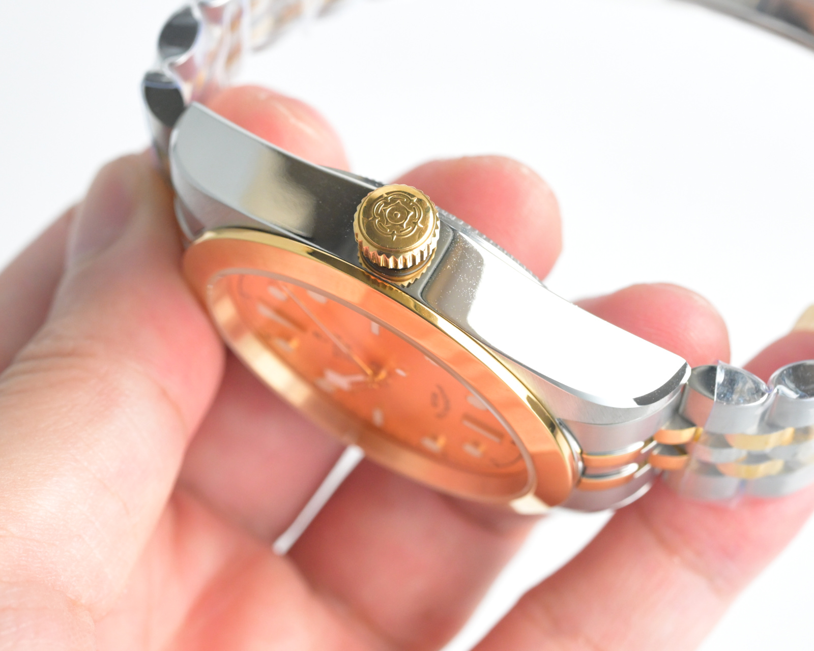 Tudor Royal 38 steel and yellow gold case, yellow gold bezel, silver dial, steel and yellow gold bracelet 38mm Unisex Automatic