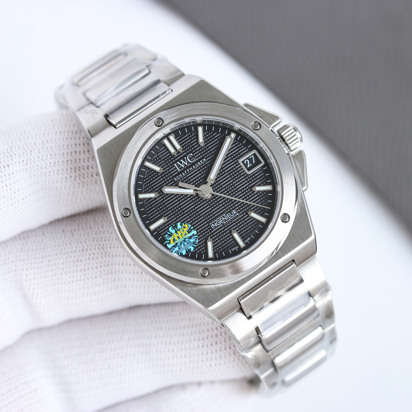 IWC Ingenieur Automatic 35 IW324906 stainless steel case and bracelet, black dial 35mm Women's Automatic