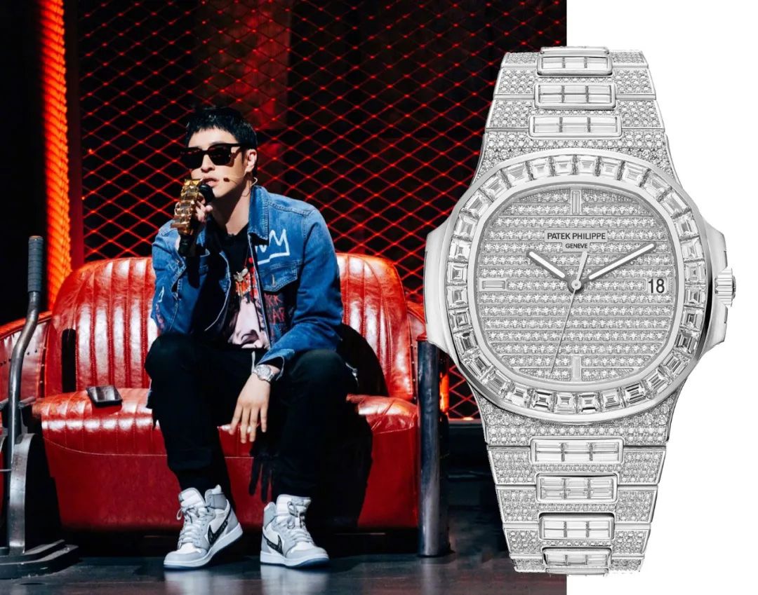 Patek Philippe Nautilus 5719 / 10G-010 white gold diamond-set case bezel dial and bracelet 40mm Men's Automatic