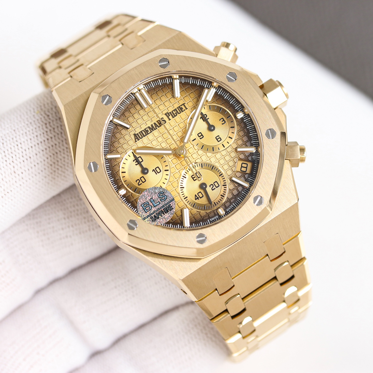 Audemars Piguet Royal Oak Offshore Chronograph 26240CE.OO.1225CE.98 black ceramic case and bezel, blue dial, black ceramic bracelet 43mm Men's Automatic