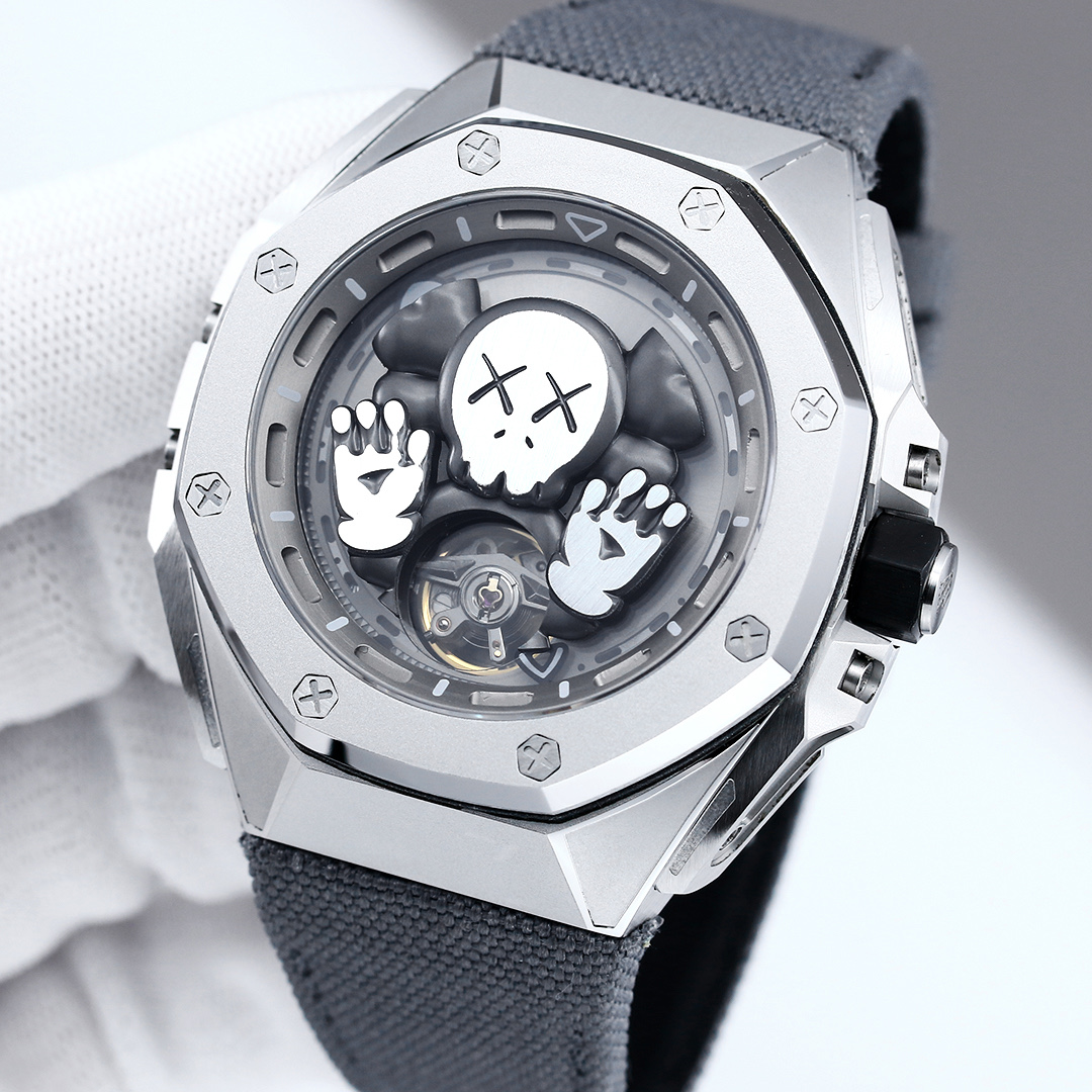 Audemars Piguet Royal Oak Concept Tourbillon Companion 26656TI.GG.D019VE.01 gray titanium case and bezel, gray dial, gray strap 43mm Men's Automatic