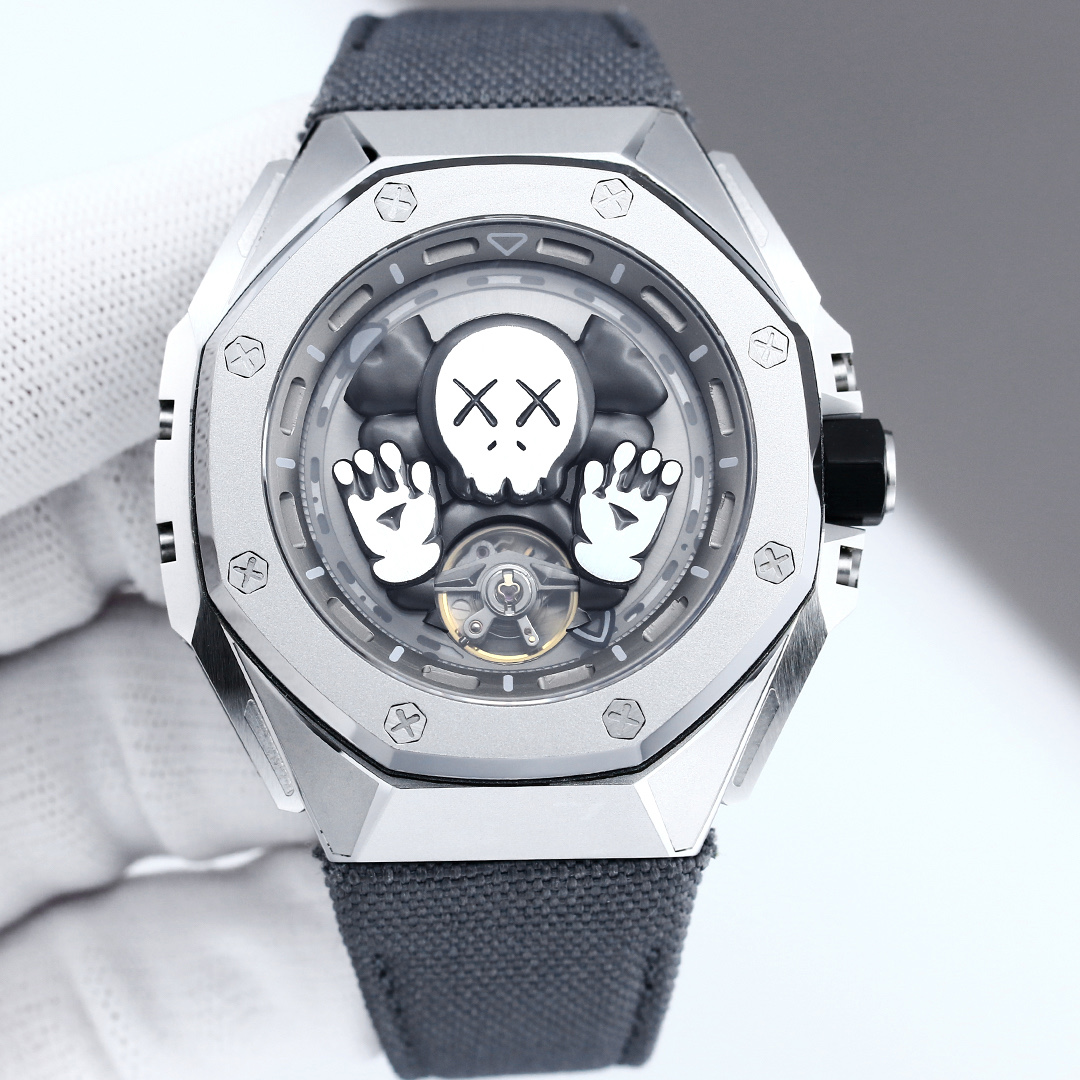 Audemars Piguet Royal Oak Concept Tourbillon Companion 26656TI.GG.D019VE.01 gray titanium case and bezel, gray dial, gray strap 43mm Men's Automatic