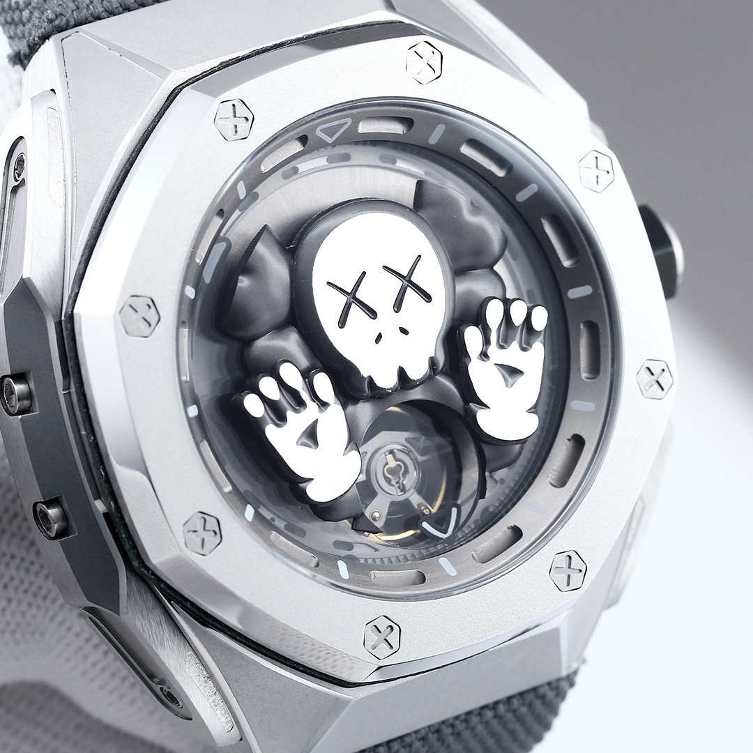 Audemars Piguet Royal Oak Concept Tourbillon Companion 26656TI.GG.D019VE.01 gray titanium case and bezel, gray dial, gray strap 43mm Men's Automatic